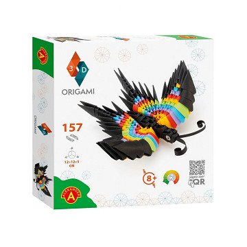 ORIGAMI 3D - Vlinder, 154dlg.