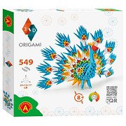 ORIGAMI 3D – Pfau, 549 Teile.