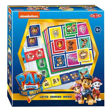 PAW Patrol Der Film 3-in-1: Memo-Lotto-Domino