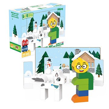 BiOBUDDi Hiking construction set, 27 pieces.