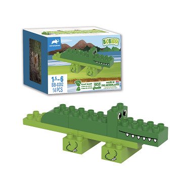 BiOBUDDi Animal planet - Crocodile, 14 pcs.