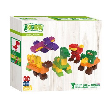 BiOBUDDi Educational Dinosaurs, 79 pcs.