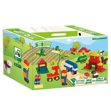 BiOBUDDi Educational Large Set Farm, 242pcs.