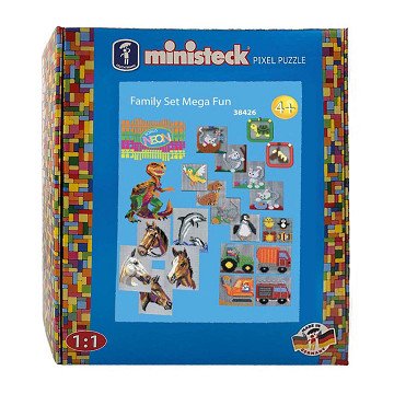 Ministeck Family Set Mega Fun - XXL-Box, 4000-tlg.