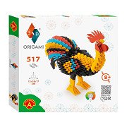 Origami 3D Rooster, 517 pcs