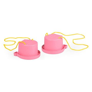 Pink Bobbins with Horseshoe Print