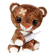 Lumo Stars Plüschtier Get Well – Braunbär mit Spritze, 15 cm