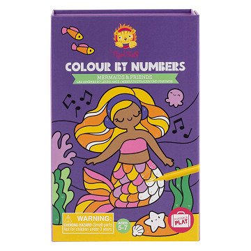 Kleuren op Nummer - Zeemeerminnen en Vrienden