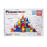 PicassoTiles Play – Magnetische Bausteine, 101-tlg.