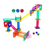 PicassoTiles Marble Run - Magnetic Building Tiles - 50pcs.