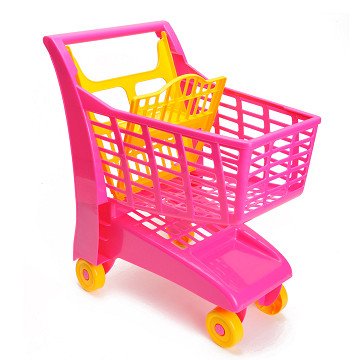 Einkaufswagen rosa