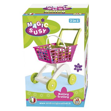 Shopping cart + Groceries