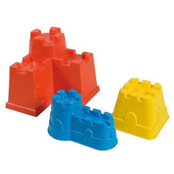 Sandformen-Set Castle, 3-teilig.