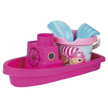 Standset Piraten Boot Roze