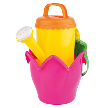 Flower Bucket with Accessories, 5 pcs.