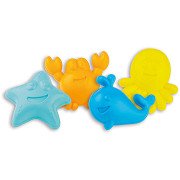 Sand mold set Underwater world, 4 pieces.