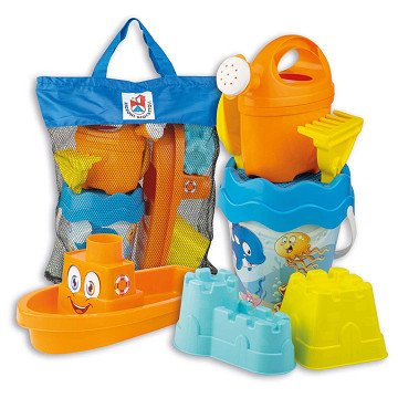 Strandset in Tasche Unterwasserwelt, 8-tlg.