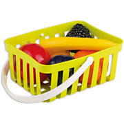 Fruit set in shopping basket