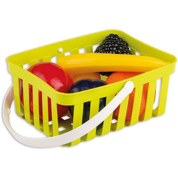 Fruit set in shopping cart