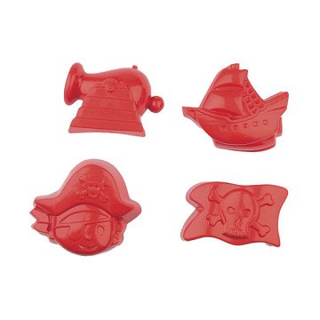 Sand mold set Pirate, 4 pcs.