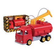 Fire Truck with Water Spray and Soft Wheels