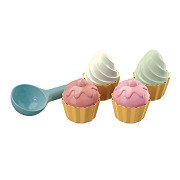 Cupcake Sand Molds with Scoop, 9 pcs.