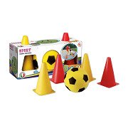 Football and Pawn Set, 5pcs.