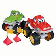 Monster Truck Playset, 4pcs.