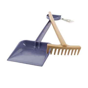 Dantoy Shovel 50cm, Rake 42cm