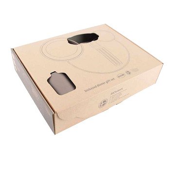 Dantoy Children's Tableware Mocha, 7-piece.