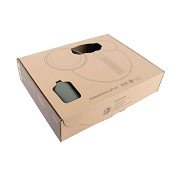 Dantoy Kindergeschirr Olivgrün, 7-teilig.