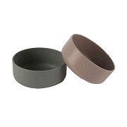 Dantoy Bowl Set Mocha/Olive Green, 2pcs.