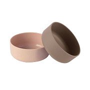 Dantoy Bowl set Beige/Mocha, 2 pieces.