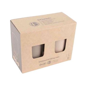 Dantoy Tassenset Mokka/Beige, 2-teilig.