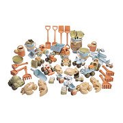 Dantoy Sandspielset mit Fahrzeugen, 62-tlg.