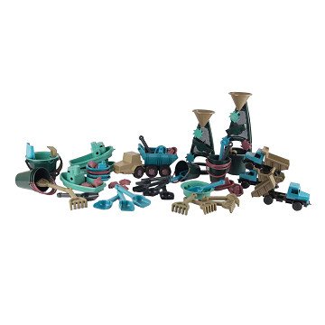 Dantoy Blaues Sandspielset, 59-tlg.