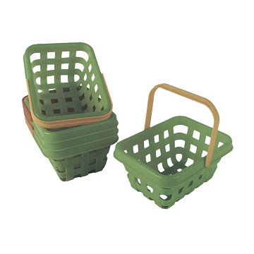 Dantoy Shopping Basket Set, 12pcs.
