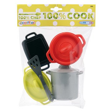 Ecoiffier 100 % Chef-Pfannenset