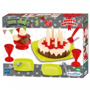 Ecoiffier 100% Chef Birthday Cake with Plates