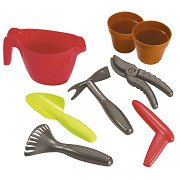 Ecoiffier Trolley with Garden Tools