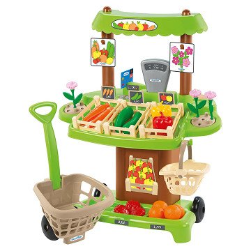 Ecoiffier 100% Chef Vegetable Stall