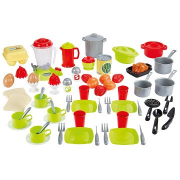 Ecoiffier 100% Chef Crockery in Storage Box