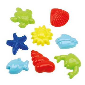 Ecoiffier Underwater World Sand Molds, 8pcs.