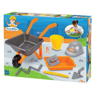 Ecoiffier Wheelbarrow with Masonry Set