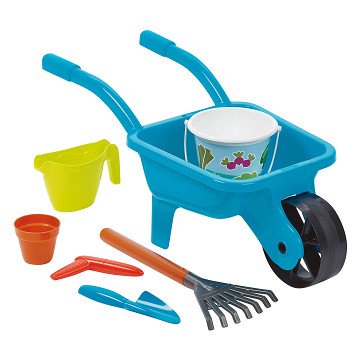 Ecoiffier Wheelbarrow with Garden Tools