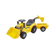 Ecoiffier Walking Tractor with Front Loader and Wagon