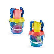 Ecoiffier Eimer-Set mit Gebäck-Sandformen, 9-tlg.