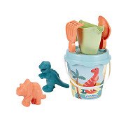 Ecoiffier Bucket Set Dinosaur, 7 pcs.