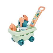 Ecoiffier Bollerwagen mit Eimer-Set Dino, 7-tlg.