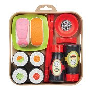 Ecoiffier Spiellebensmittel-Sushi-Spielset, 14-tlg.